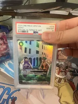 Issho SP Alternative Art OP03-078, SR One Piece 500 Years in the Future, PSA 10 - Image 1