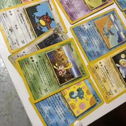 Lot Of 21 Vintage Pokemon Neo Genesis Cards Commons And Uncommons - Image 4