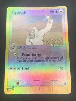 Vigoroth 52/100 Reverse Holo EX Sandstorm Pokemon Card - Image 1