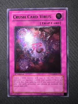 Yugioh Crush Card Virus 1st Edition Ultimate Rare DPKB-EN039 NM - Image 2