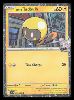 Iono's Tadbulb - (Cosmos Holo) Common Miscellaneous Cards & Products 052/159 NM - Image 1