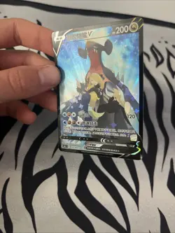 Chinese Pokemon TCG Garchomp V 016/004 Rare Holo Card Trainer Gallery US SELLER - Image 5