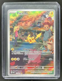 2023 Pokemon SV 151 MEW EN Pikachu Illustration Rare #173/165 - Image 1