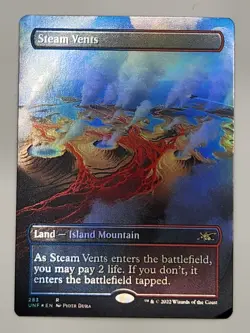 Steam Vents (Borderless) Unfinity Foil - Image 1