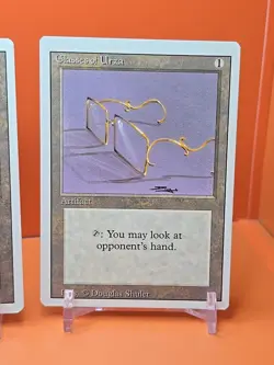 🟤🟤🟤 (4) 1994 Magic The Gathering GLASSES OF URZA REVISED 3RD EDITION PLAYED - Image 5