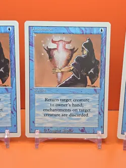 🔵🔵🔵 (4) 1994 MAGIC The Gathering UNSUMMON REVISED 3RD EDITION PLAYED 🔵🔵🔵4 - Image 4