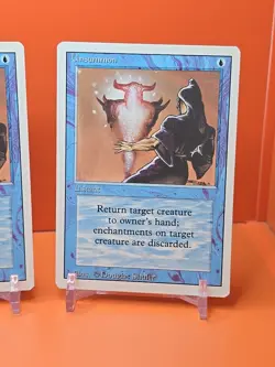 🔵🔵🔵 (4) 1994 MAGIC The Gathering UNSUMMON REVISED 3RD EDITION PLAYED 🔵🔵🔵4 - Image 5