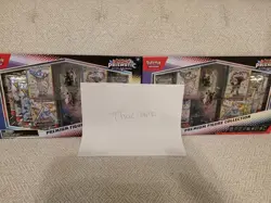 2 Pokemon TCG Scarlet and Violet Prismatic Evolutions Premium Figure Collection - Image 1