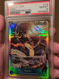 2023 One Piece Kaido OP05-118 SEC Awakening New Era PSA 10 Gem Mint - Image 3