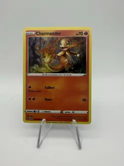 Pokemon TCG Charmander Sword & Shield SWSH092 Holo Promo - Image 1