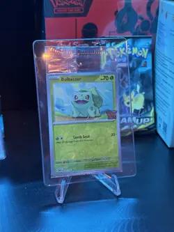 Pokemon 151 Stamped Promo Bulbasaur (Best Buy) 001/165 *SEALED* - Image 2