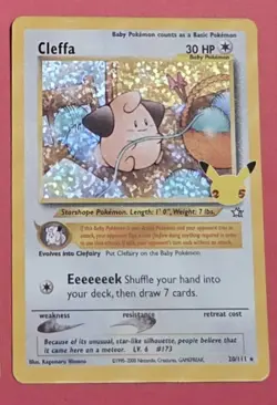 Cleffa 20/111 25th Anniversary Pokemon Celebrations NM Ready to Ship! - Image 1