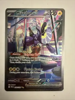Pokemon TCG - Miraidon ex - SV01: Scarlet & Violet Base Set 244/198 Special Illu - Image 1