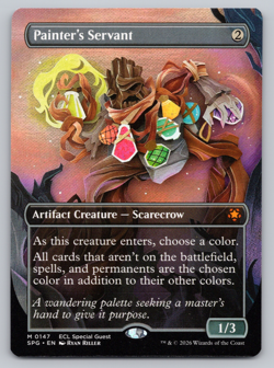 Painter's Servant Borderless - NONFOIL - Special Guests - Lorwyn Eclipsed MTG - Image 1