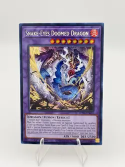 (1) Yu-Gi-Oh! TCG Snake-Eyes Doomed Dragon SUDA-EN035 Secret Rare - Image 3