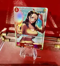 Nico Robin Parallel ST21 One Piece CCG Starter Deck EX Gear 5 Super Clean NEW - Image 1