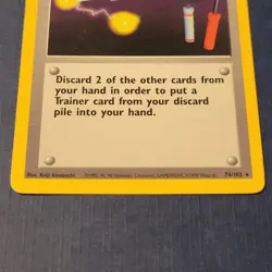 Pokemon Item Finder 74/102 Base Set Regular Lightly Played *FREE SHIPPING* - Image 3