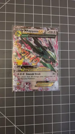 Pokemon TCG M Rayquaza EX Celebrations Classic Collection Holo Ultra Card 76/108 - Image 1