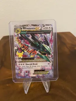 Pokemon TCG M Rayquaza EX Celebrations Classic Collection Holo Ultra Card 76/108 - Image 1