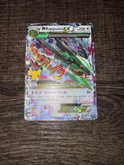 Pokemon TCG M Rayquaza EX Celebrations Classic Collection Holo Ultra Card 76/108 - Image 1