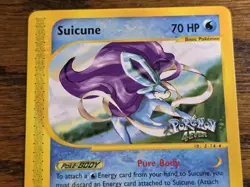 Pokemon Wotc Black Star Promo # 53 Suicune,,Not Played,, - Image 2