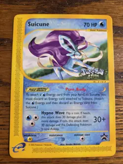 Pokemon Wotc Black Star Promo # 53 Suicune,,Not Played,, - Image 1