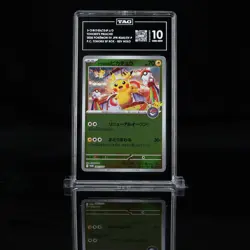 TAG 10 2025 Pokemon Tohoku's Pikachu - 260/SV-P Promotional Cards Holo Tag Mint - Image 1