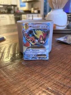 Pokemon TCG Mega M Pidgeot EX 65/108 XY Evolutions Ultra Rare Holo Card - Image 1