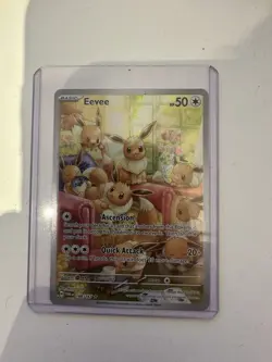 Eevee 188/167 SV Twilight Masquerade Illustration Rare IR Holo Pokemon Card - Image 2