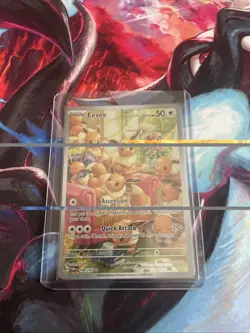 Eevee 188/167 SV Twilight Masquerade Illustration Rare IR Holo Pokemon Card - Image 1