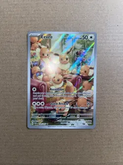 Eevee 188/167 Illustration Rare Holo SV Twilight Masquerade Pokemon Card MINT - Image 2
