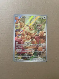 Eevee 188/167 Illustration Rare Holo SV Twilight Masquerade Pokemon Card MINT - Image 1