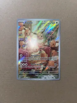 Eevee 188/167 Illustration Rare Holo SV Twilight Masquerade Pokemon Card MINT - Image 2