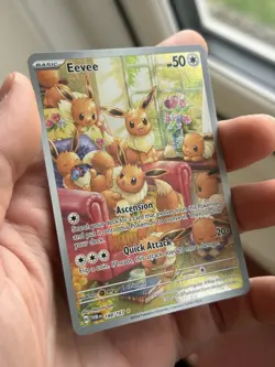 Eevee 188/167 SV Twilight Masquerade Illustration Rare IR Holo Pokemon Card - Image 2