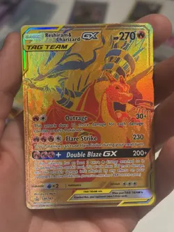 Reshiram & Charizard GX SM247 Tag Team Black Star Promo Pokemon TCG (NM) - Image 1