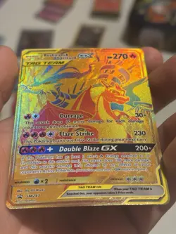 Reshiram & Charizard GX SM247 Tag Team Black Star Promo Pokemon TCG (NM) - Image 2