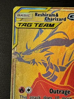 Reshiram & Charizard GX SM247 Black Star Promo Pokemon TCG Holo NM - Image 2