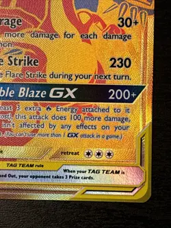 Reshiram & Charizard GX SM247 Black Star Promo Pokemon TCG Holo NM - Image 4