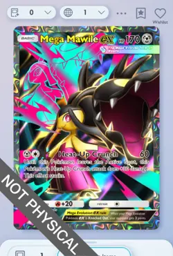 Pokemon TCG Pocket - Mega Mawile Full Art 2⭐, Fantastical Parade, English - Image 1
