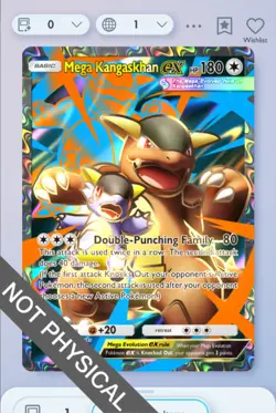 Pokemon TCG Pocket - Mega Kangaskhan Full Art 2⭐, Fantastical Parade, English - Image 1