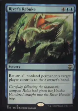 River's Rebuke - Commander: Streets of New Capenna: #231, MTG Nm C278 - Image 1