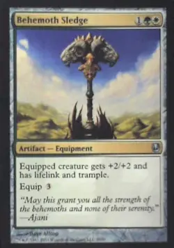 Behemoth Sledge - Duel Decks: Ajani vs. Nicol Bolas: #28, MTG Lp C285 - Image 1