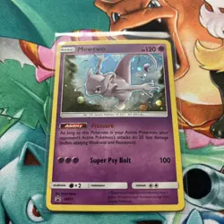 Pokemon TCG Mewtwo Holo Black Star Promo #SM77 NM/Mint Condition - Image 2