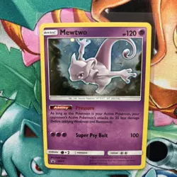 Pokemon TCG Mewtwo Holo Black Star Promo #SM77 NM/Mint Condition - Image 3