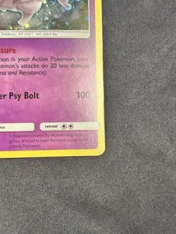 Mewtwo SM77 Holo Black Star Promo COSMOS SWIRL 🌀 - Sun and Moon Pokemon TCG - Image 5