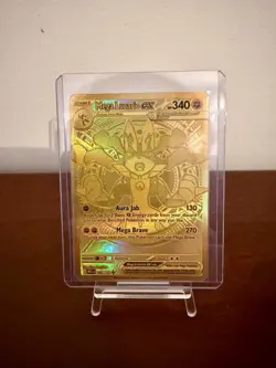 Mega Lucario EX 188/132 Gold Hyper Rare Mega Evolutions Pokemon TCG - Image 1