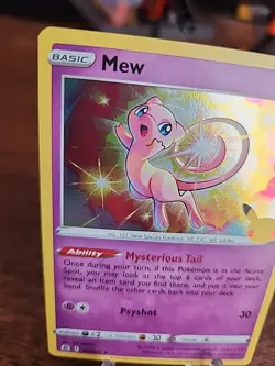 Mew 011/025 Celebrations Holo 2021 LP Pokemon TCG - Image 2
