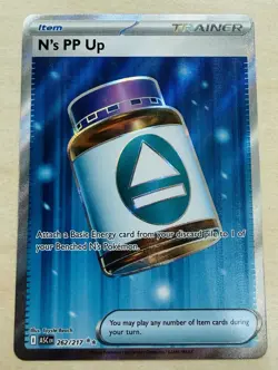 N's PP Up 262/217 Full Art Ultra Rare Pokemon Ascended Heroes ENGLISH NM - Image 1