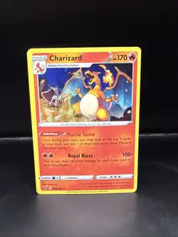 Pokemon Charizard 025/185 Cracked Ice Holo 2020 Vivid Voltage Deck Exclusive A - Image 3