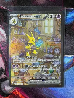 Alakazam EX Full Art SIR 201/165 SV Scarlet Violet 151 Pokemon TCG NM - Image 1